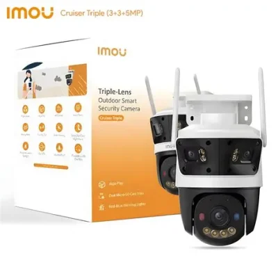 IMOU Outdoor Smart Security Camera CCTV Cruiser Triple Triple-Lens 3+3+5MP